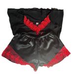 Elsy Cami & Shorts Sleep Set Size Small Black Photo 0