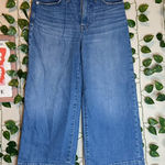 Madewell Womens  blue jeans wide leg cropped size 27 Photo 0