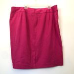 Lane Bryant NEW NWT Plus Size Solid Bright Pink Ponte Knit Straight Pencil Skirt Photo 8