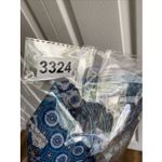 Cloth Portrait Womens XL Blue Blouse Art to Wear Layered Button Up Boxy Photo 8