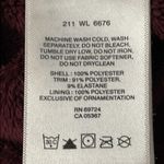 Columbia  Burgundy Fleece Zip up Jacket Photo 5