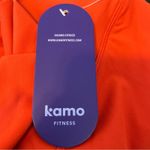 Kamo Fitness NWT Orange High Waisted Leggings Athletic Gym Workout Pants Large Photo 7