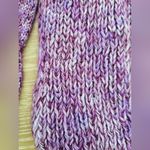 Hand Knit Wool Mittens and scarf set Purple Mitts Photo 2