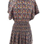 Apiece Apart Women's Black Mana Floral Print Mini Dress Size XS Photo 0