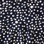 Vintage Studio by Michelle Stuart navy white Polkadot jacket & skirt size medium Blue Photo 10