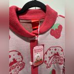 Her Universe Strawberry Shortcake Bows Pink Collared Cardigan (Large) Photo 3