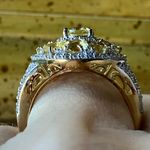 Natural Brazilian Heliodor Sterling Silver Cocktail Ring Size 7 Gold Photo 1