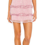 Tularosa Women Size XL Caleb Dress in Lilac Toile Floral Mini Teared Dress Photo 0