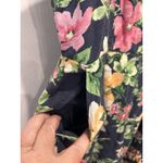 Old Navy Old Navy Jumpsuit Womens Sleeveless Blue Floral Size Large Linen Blend Photo 3