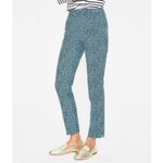 BODEN Women's 12 Abstract Blue Polka Dot Richmond 7/8 Cigarette Trouser Pants Photo 10