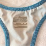 Nike  Pro Baby Blue Swoosh Sports Bra Size Small Activewear Sporty Performance Photo 2