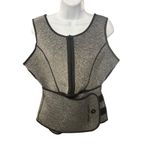 HOPLYNN Sauna Suit Tank Top 2XL Women's Workout Waist Trainer Body Shaper Gray Size XXL Photo 2