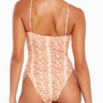 Vitamin A NWT Swim Jenna High Leg Sand Snake One Piece Swimsuit Women’s Size 10 Photo 1