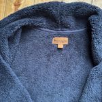 Koolaburra by Ugg Women's  Microfleece & Sherpa Open Cardigan Navy Large Photo 4