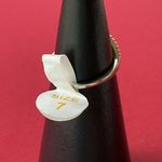 Bomb Party RBP2270 “Desert Sunset Bringback!” Quartz on Rhodium Size 7 Ring NWT Photo 2