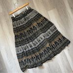 Papillon Vintage Bohemian Skirt printed flowy midi womens (medium) boho hippie Photo 0