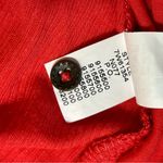 Lucky Brand  Red Pullover 3-Button Long Sleeve Top Size XL Photo 8