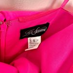 La Femme  Draped Off Shoulder Gown in Hot Pink Size US 8 Photo 4