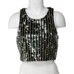 Tularosa Belinda Sequin Crop Top – Multi Women’s Size: Small Photo 2