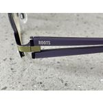 Roots  Eyewear PLM CEN 51-18-135 Plum Purple Half Rim Eyeglasses Frames ONLY Photo 3