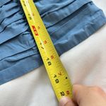 Free People  Blue Swan Song Ruched Cami Tank Top NWOT Womens Small S Photo 4