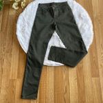 Rue 21  skinny jeans 3/4 army green pants stretchy  freedoom flex spandex zip fly Photo 1