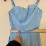 House Of CB  'Jamille' Baby Blue Draped‎ Corset Midi Dress NWOT size XS Photo 3