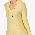 Lilly Pulitzer Women’s Yellow Cassi Popover Creme Fraiche Small Pullover Preppy Photo 0