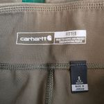 Carhartt Force Women S Olive Green Fitted Leggings Pockets Stretch Workwear Photo 7