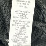 Aerie  OFFLINE THROWBACK CROP CORSET SWEATSHIRT HALF ZIP DISTRESSED GRAY‎ NEW Photo 6