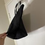 Cleobella NWOT  black canvas zip up large tote bag Photo 2