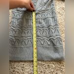 LC Lauren Conrad Lauren Conrad Women’s XS Gray Button Cardigan 100% Cotton Crochet Knit Sweater Photo 4