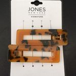 Jones New York Pair of 2 Tortoise Hair Clips Photo 0