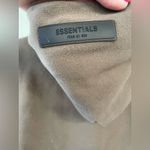 Fear of God ESSENTIALS oversized relaxed hoodie wood brown cotton blend; XXL Size XXS Photo 4