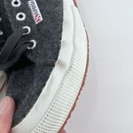 Superga NWT Unisex Wool Blend Lace Up Low Top Sneaker Shoes Charcoal Gray Size 6 Photo 2