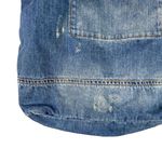 American Eagle  Denim Tote Bag Distressed Logo New Photo 12