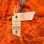 We Are HAH  Comin’ In Haht Lace Bodysuit in Burnt Orange Size S Photo 4