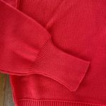 Zenana red boxy fit ribbed sweater pullover Photo 2