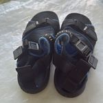 Ralph Lauren Polo by  Black and Blue Sandals with Adjustable Straps size 6 Photo 13