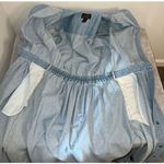 Eddie Bauer Vintage Western 100% Cotton Prairie Maxi Denim Jean Dress M Photo 9