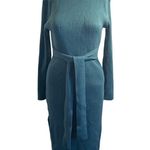 Caracilia Dark Green Long Sleeve Sweater Dress Size Large Photo 0