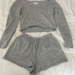 Boutique  Heather Grey Pajama Set Photo 0
