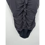 Lands' End Bathing Suit Women 18W Black Ruched One Piece Modest Removable Straps Photo 2