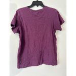 Pact Organic Cotton Purple T-Shirt Womens Short Sleeve Casual Top S Photo 2