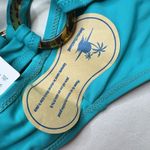 Beachsissi  Green One Piece Bathing Suit Side Cut Out Tortistie Swimwear NWT  XL Photo 5