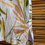 Allyson Whitmore Golf 10 Cotton Green & Gold Miniskirt Yellow Photo 2