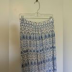 Cynthia Rowley  Maxi Skirt Blue White Pattern Small Photo 1