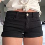 American Eagle Outfitters Black Denim Shorts Size 00 Photo 0