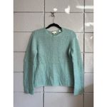 Vince  Knit Alpaca Mohair Blend Crewneck Sweater size S in Teal Photo 1
