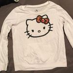 Hello Kitty  White Long Sleeve T-Shirt with Pocket Photo 0